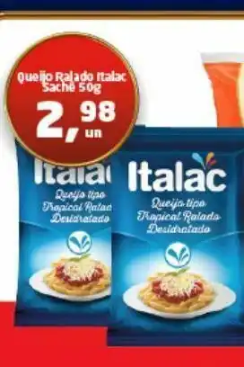 Tenda Atacado Queijo ralado italac 50 g oferta