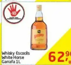 Tenda Atacado Whisky escocês white horse garrafa 1 l oferta