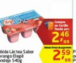 Tenda Atacado Bebida lactea sabor frango elege oferta
