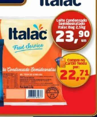 Tenda Atacado Leite condensado italac oferta