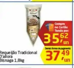 Tenda Atacado Requeijão tradicional dallora oferta