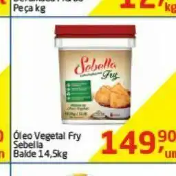 Tenda Atacado Óleo vegetal fry sebella balde 14.5 oferta