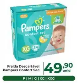 Fralda Descartável Pampers Confort Sec