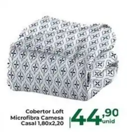 Cobertor Loft Microfibra Camesa Casal 1,80x2,20