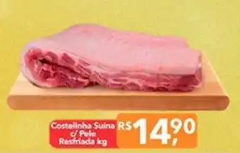 Supermercados Rex Costelinha Suina c/ Pele Resfriada kg oferta