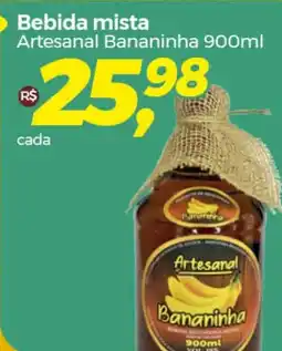 Frangolândia Bebida mista Artesanal Bananinha 900ml oferta