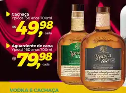 Frangolândia Cachaça Ypióca 150 anos 700ml oferta