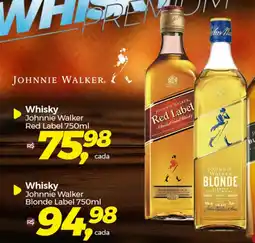 Frangolândia Whisky Johnnie Walker Red Label 750ml oferta