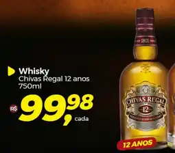 Frangolândia Whisky Chivas Regal 12 anos 750ml oferta