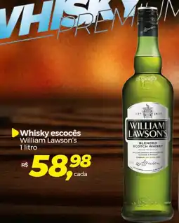 Frangolândia Whisky escocês William Lawson's 1 litro oferta