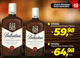 Frangolândia Whisky Ballantines Finest 1 litro oferta