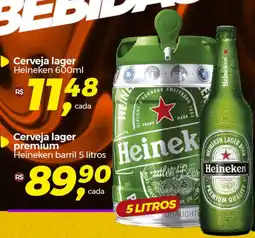 Frangolândia Cerveja lager Heineken 600ml oferta