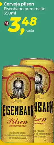Frangolândia Cerveja pilsen Eisenbahn puro malte 350ml oferta