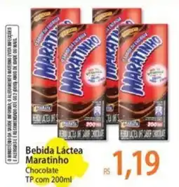 Atacadão Bebida Láctea Maratinho Chocolate TP.com 200ml oferta