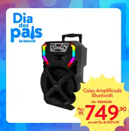 Le Biscuit Caixa Amplificada Bluetooth oferta