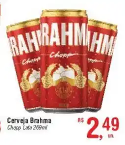Fort Atacadista Cerveja Brahma Chopp Lata 269ml oferta