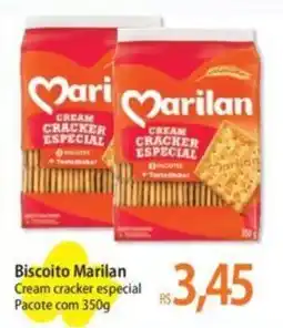 Atacadão Biscoito Marilan Cream cracker especial Pacote com 350g oferta
