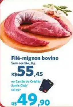 Filé-mignon bovino Sem cordão, Kg
