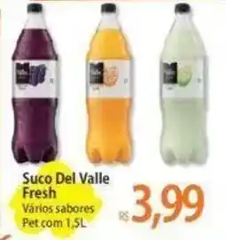 Suco Del Valle Fresh Vários sabores Pet com 1,5L