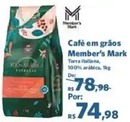 Sam's Club Café em grãos Member's Mark oferta