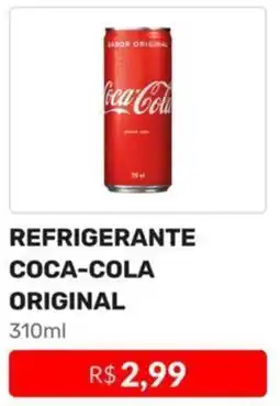 REFRIGERANTE COCA-COLA ORIGINAL 310ml