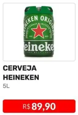 Higa Atacado CERVEJA HEINEKEN 5L oferta