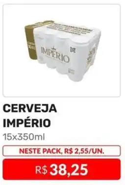 Higa Atacado CERVEJA IMPÉRIO 15x350ml oferta
