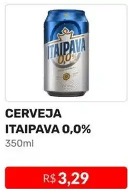 Higa Atacado CERVEJA ITAIPAVA 0,0% 350ml oferta
