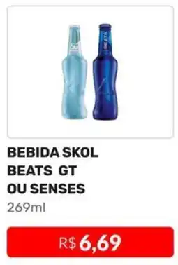 Higa Atacado BEBIDA SKOL BEATS GT OU SENSES 269ml oferta