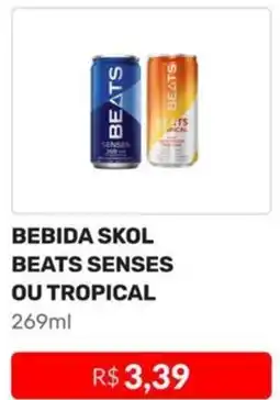 Higa Atacado BEBIDA SKOL BEATS SENSES OU TROPICAL 269ml oferta