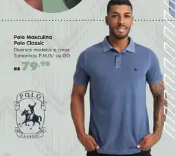 Sam's Club Polo Masculina Polo Classic oferta