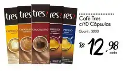 Giassi Supermercados Café Tres c/10 Cápsulas oferta