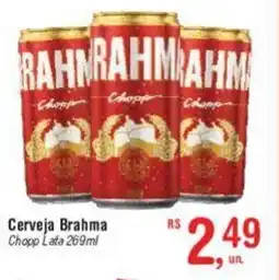 Fort Atacadista Cerveja Brahma Chopp Lata 269ml oferta