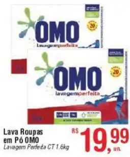 Fort Atacadista Lava Roupas em Pó OMO Lavagem Perfeita CT 1.6kg oferta
