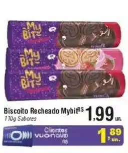 Fort Atacadista Biscoito Recheado Mybit 110g Sabores oferta