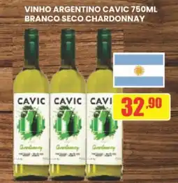 Empório Brasil VINHO ARGENTINO CAVIC 750ML BRANCO SECO CHARDONNAY oferta