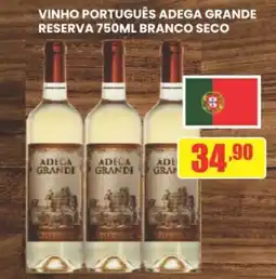 Empório Brasil VINHO PORTUGUÊS ADEGA GRANDE RESERVA 750ML BRANCO SECO oferta