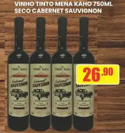 VINHO TINTO MENA KAHO 750ML SECO CABERNET SAUVIGNON