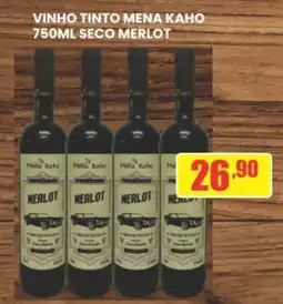 Empório Brasil VINHO TINTO MENA KAHO 750ML SECO MERLOT oferta