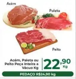 Comercial Esperança Acém, Paleta ou Peito Peça Inteira a Vácuo Kg oferta