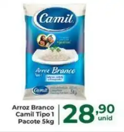 Arroz Branco Camil Tipo 1 Pacote 5kg