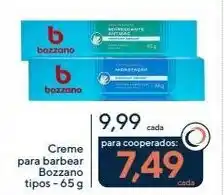 Coop Creme para barbear Bozzano tipos-65 g oferta