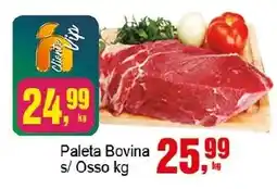 Negreiros Paleta Bovina s/ Osso kg oferta