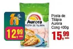 Negreiros Posta de Tilápia Aurora Cong 400g oferta