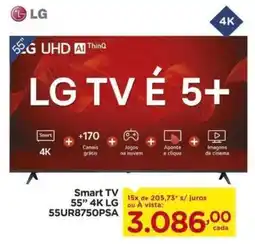 Carrefour Smart TV 55" 4K LG 55UR8750PSA oferta