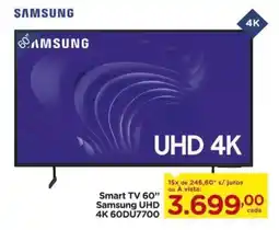 Carrefour Smart TV 60" Samsung UHD 4K 60DU7700 oferta