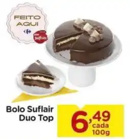 Carrefour Bolo Suflair Duo Top cada 100g oferta