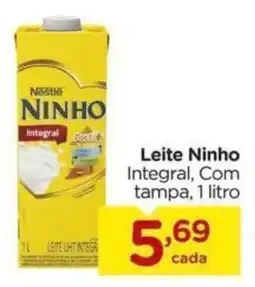 Carrefour Leite Ninho Integral, Com tampa, 1 litro oferta