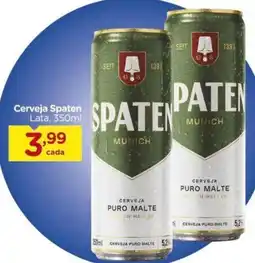 Carrefour Cerveja Spaten Lata, 350ml oferta