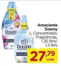 Carrefour Amaciante Downy Concentrado, Fragrâncias, 1,35 litro/ 1,5 litro oferta